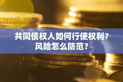 济南共同债权人如何行使权利？风险怎么防范？