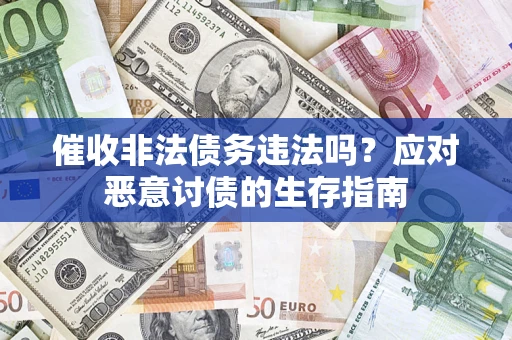 济南催收非法债务违法吗？应对恶意讨债的生存指南