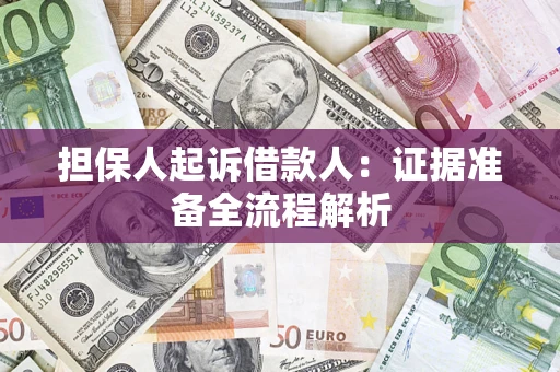 济南担保人起诉借款人：证据准备全流程解析