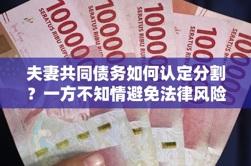 济南夫妻共同债务如何认定分割？一方不知情避免法律风险必看！